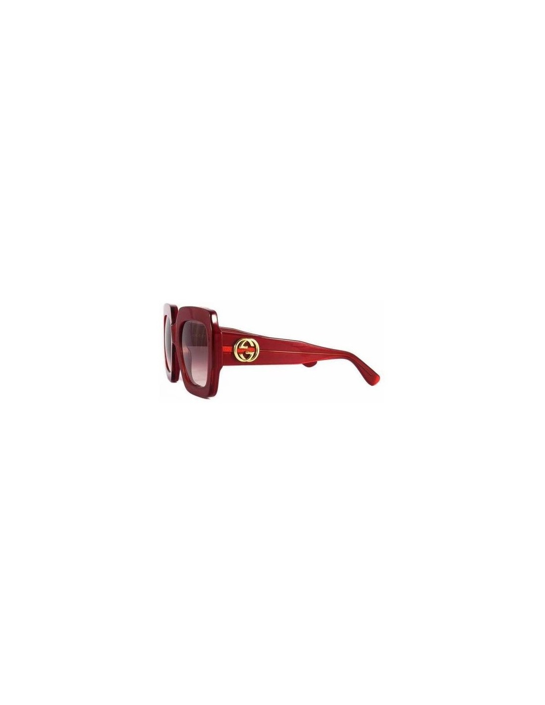 Gucci Gg0178s 005 Oversized Square Vino Degradado Original