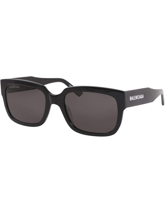 Balenciaga BB0049S 001 Rectangle Shape Negro