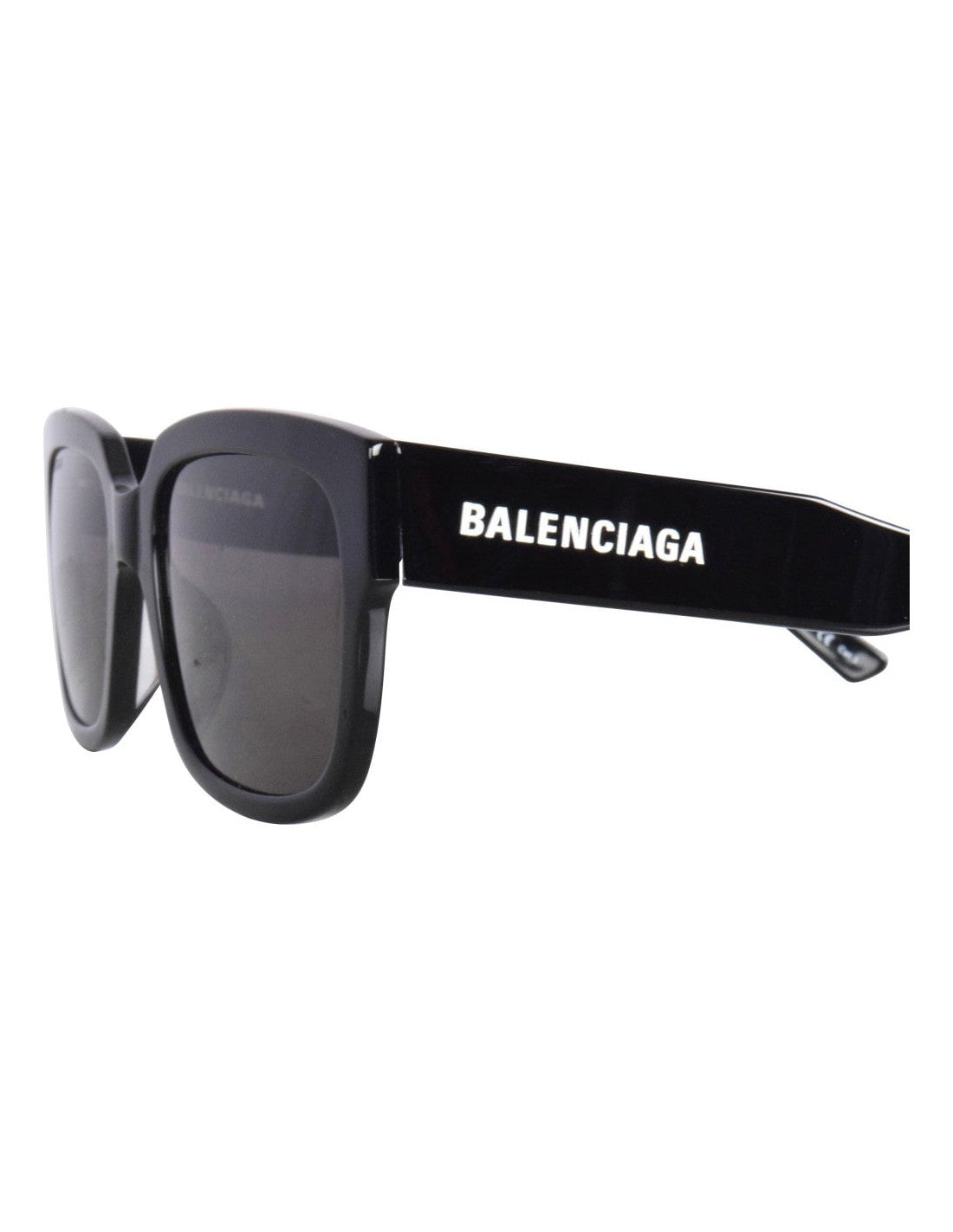 Balenciaga BB0049S 001 Rectangle Shape Negro