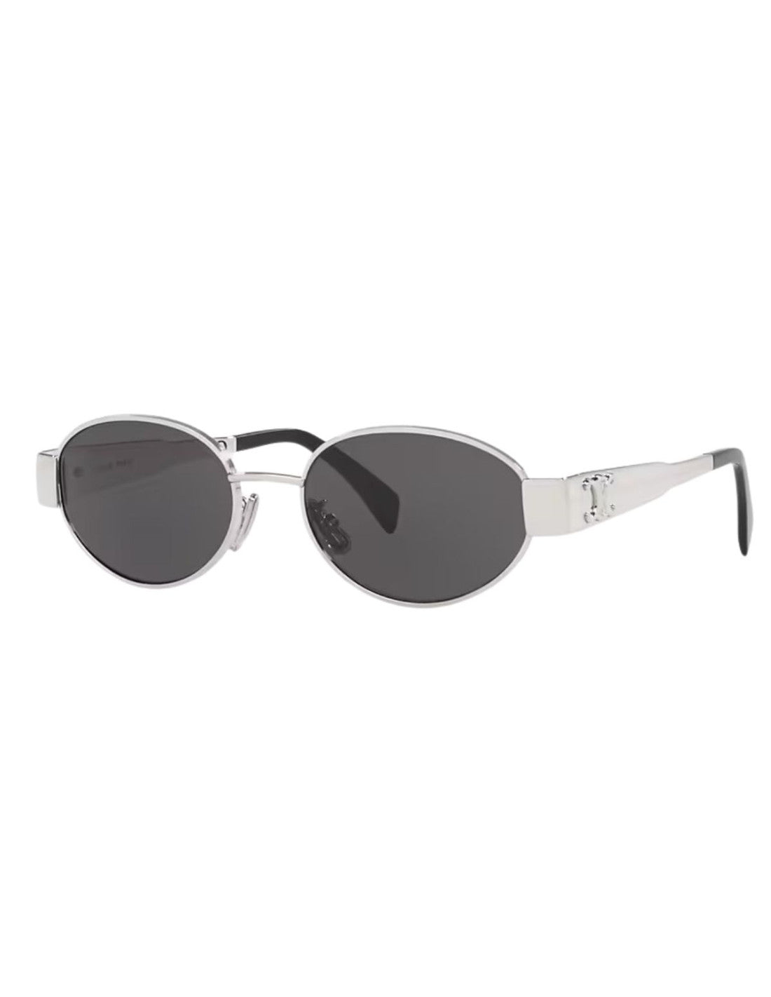 Celine CL40235U 25A Oval Shape Black Silver Sin accesorios