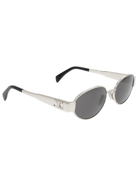 Celine CL40235U 25A Oval Shape Black Silver Sin accesorios