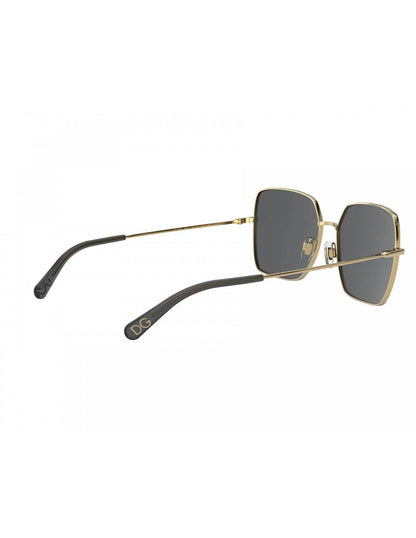 Dolce & Gabbana DG2242 02/L Square Shape Negro Puntos Dorado