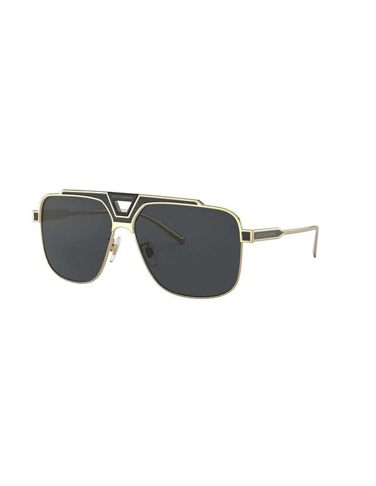 Dolce & Gabbana DG2256 1334/87 Aviator Square Negro Dorado