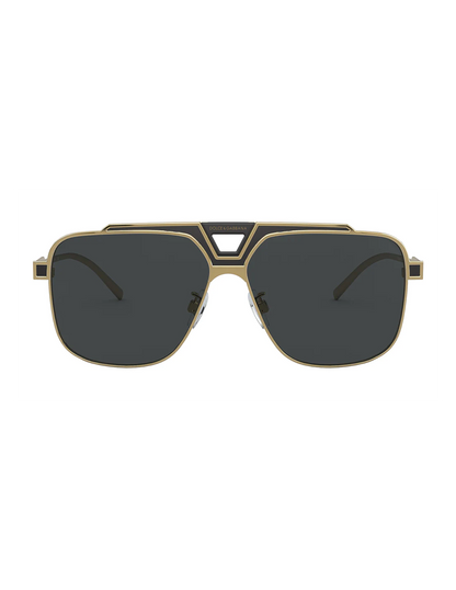 Dolce & Gabbana DG2256 1334/87 Aviator Square Negro Dorado