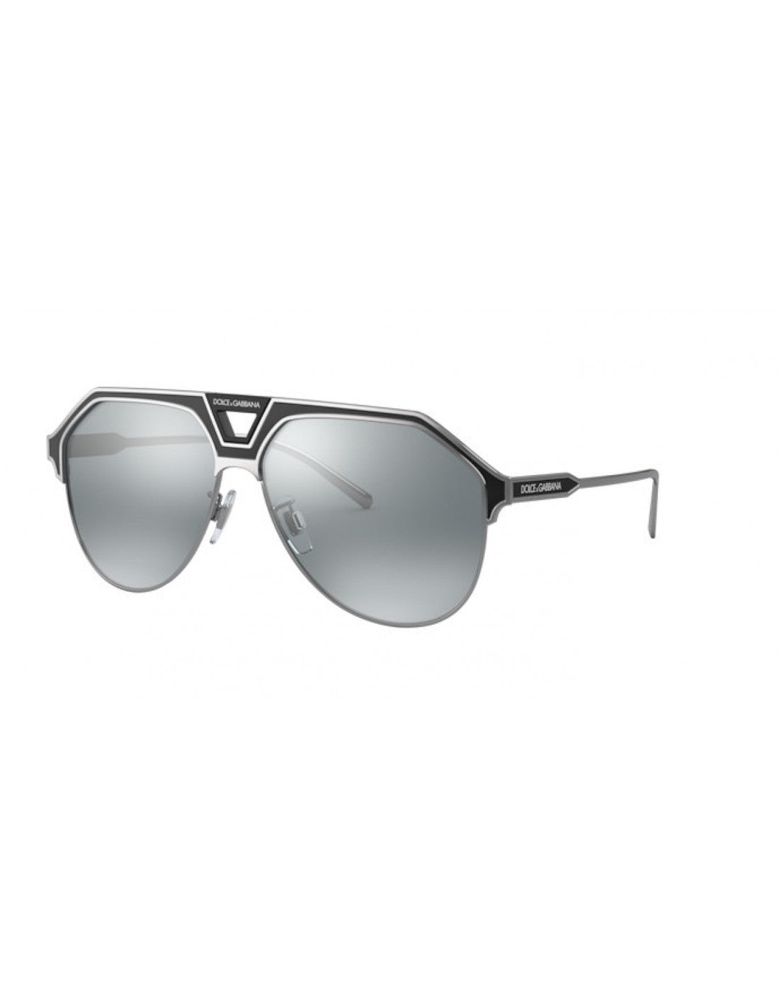 Dolce & Gabbana DG2257 1277/6G Aviator Plata Espejo