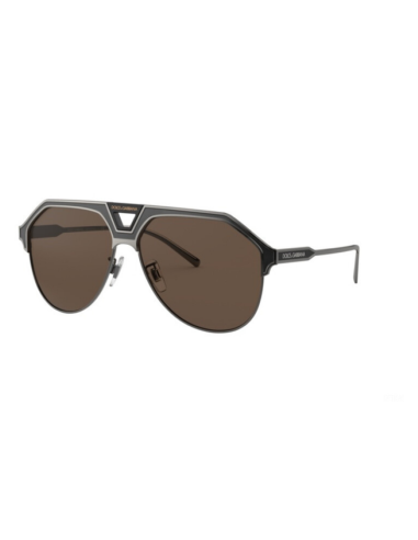 Dolce & Gabbana DG2257 1350/73 Aviator Cafe Gunmetal