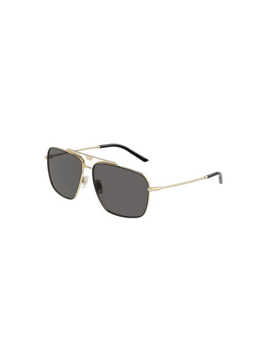 Dolce & Gabbana DG2264 02/87 Square Shape Negro Dorado