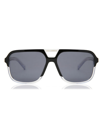 Dolce & Gabbana DG4354 501/81 Aviator Square Negro Polarizado