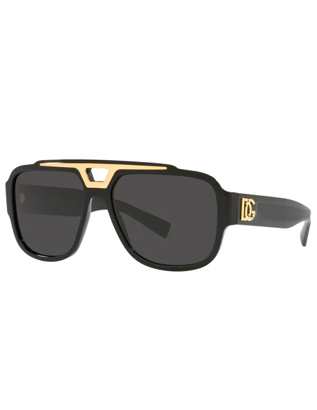 Dolce & Gabbana DG4389-F 501/87 Aviator Black Gold