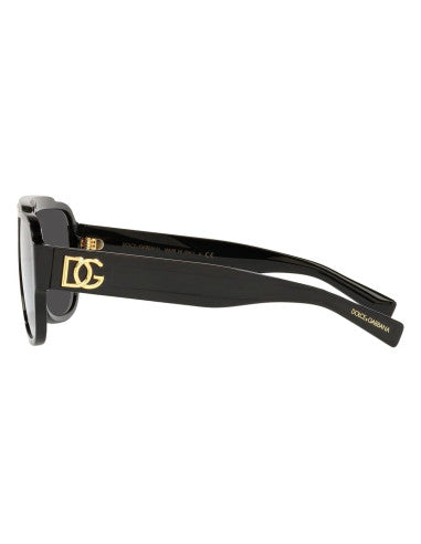Dolce & Gabbana DG4389-F 501/87 Aviator Black Gold