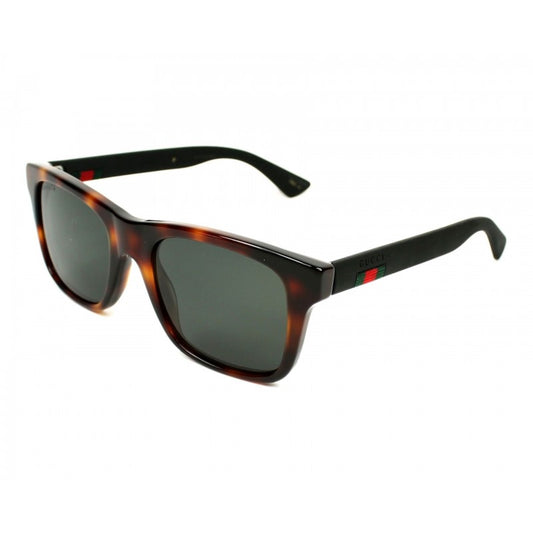 Gucci Gg0008S 006 Square Shape Acetato Carey negro Mate