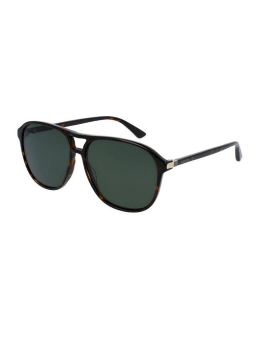 Gucci Gg0016s 007 Square Shape Carey Negro Acetato Original