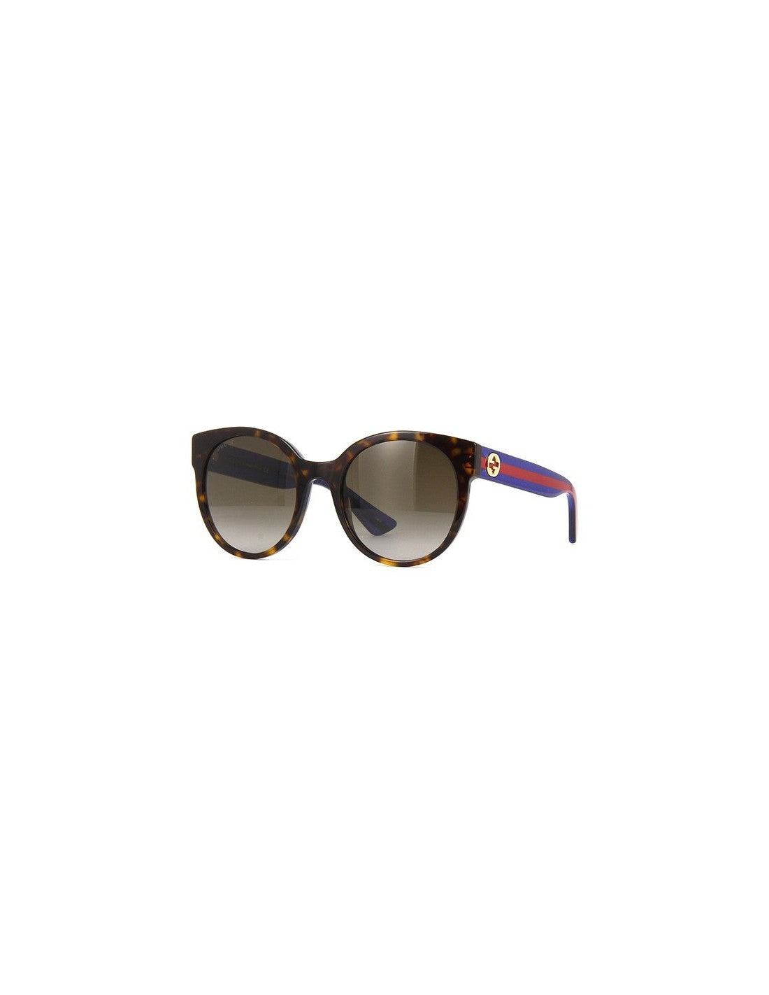 Gucci Gg0035s 004 Round Shape Cafe Degradado Carey Azul