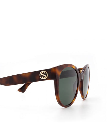 Gucci GG0416SK 005 Round Acetato Carey Azul Cafe degradado