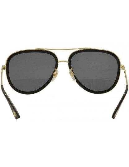 Gucci Gg0062s 001 Aviador Dorado Espejo Negro Original Gota