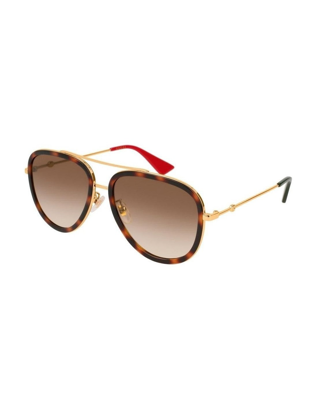 Gucci Gg0062s 012 Aviador Cafe Degradado Gota Original Rojo