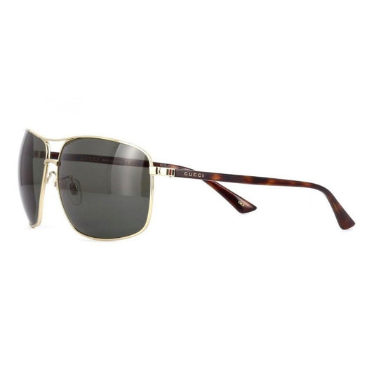 Gucci Gg0065sk 004 Aviador Gris Dorado Clasico Original Icon