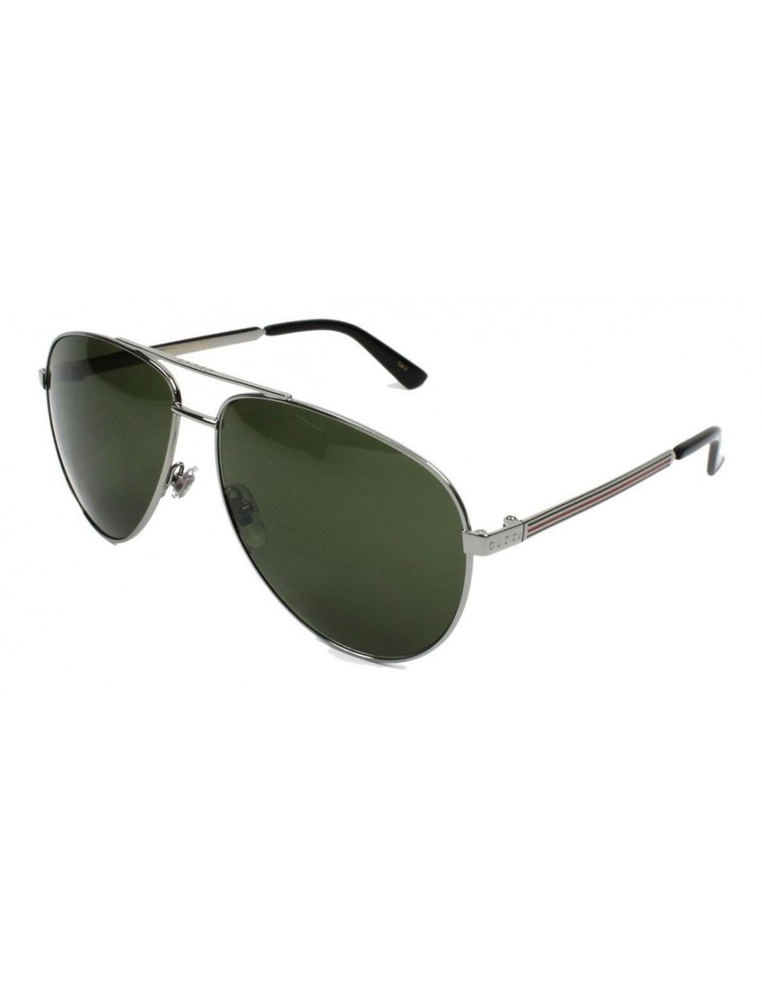 Gucci Gg0137s 003 Aviador Gris Plateado Clasico Original