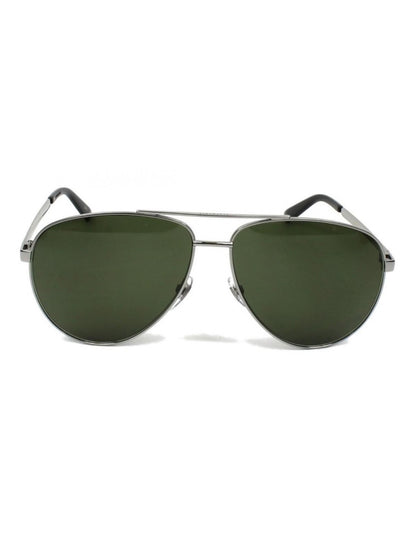 Gucci Gg0137s 003 Aviador Gris Plateado Clasico Original