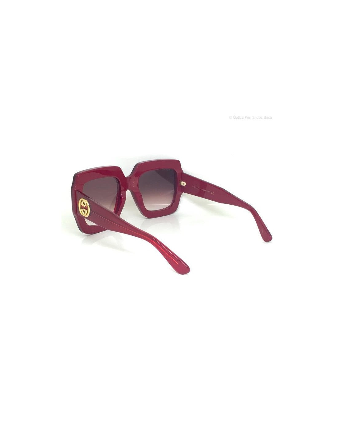 Gucci Gg0178s 005 Oversized Square Vino Degradado Original