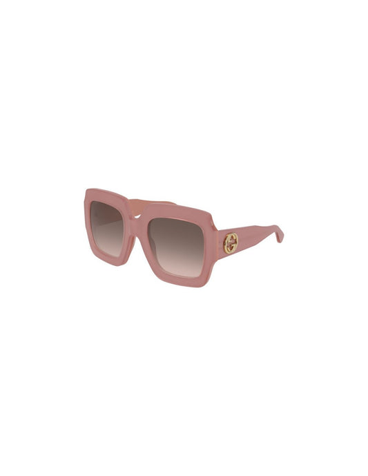 Gucci Gg0178s 007 Oversized Square Terracota Cafe degradado Original