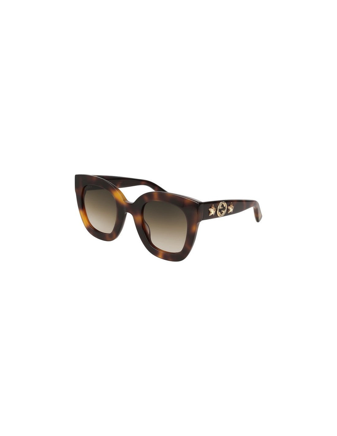 Gucci GG0208S 003 Square Oversized Carey Cafe Degradado
