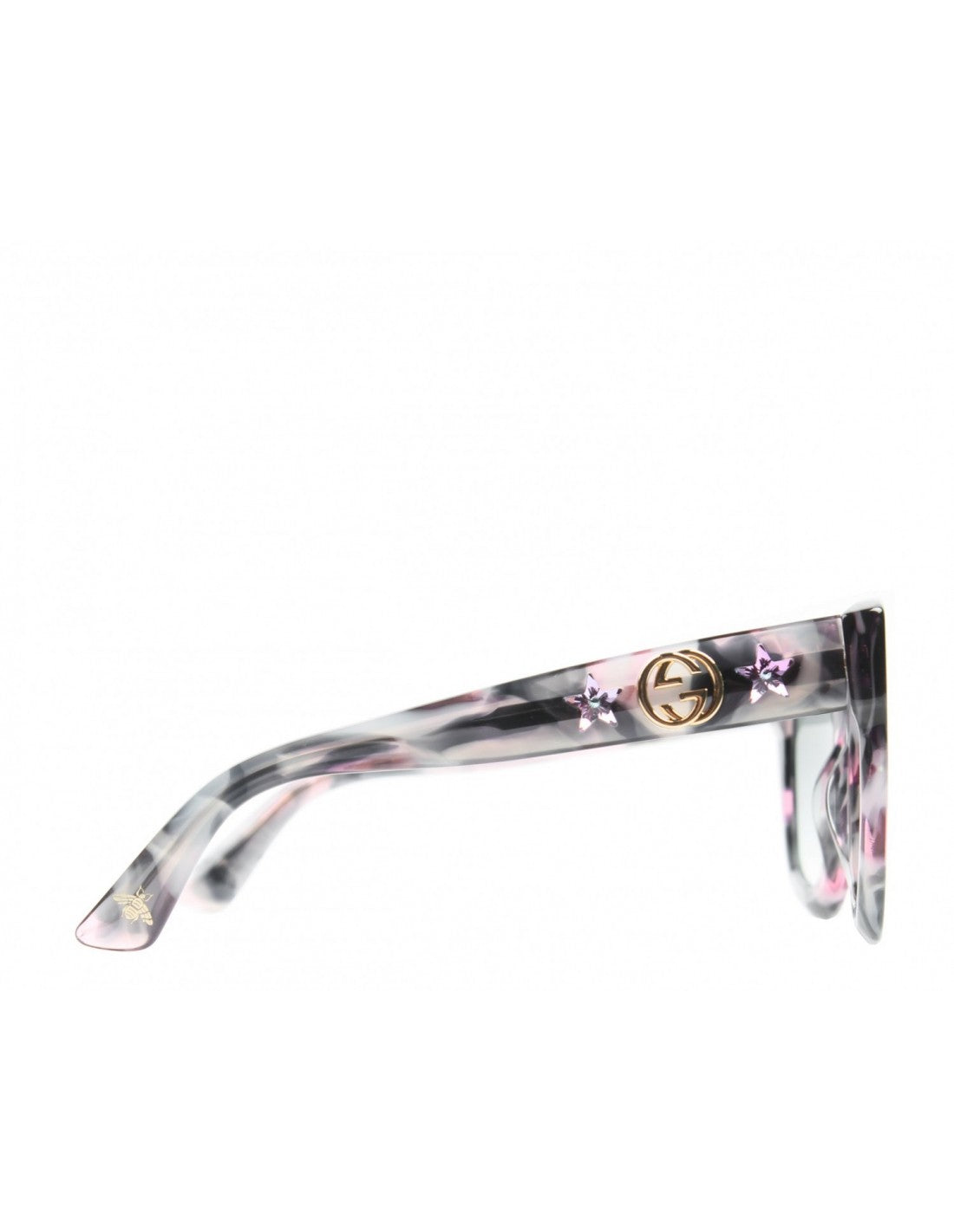Gucci GG0208S 004 Square Oversized Rosa Azul degradado