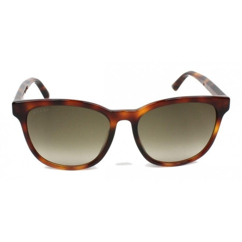 Gucci Gg0035s 011 Round Shape Cafe Carey Gris Original Acetato
