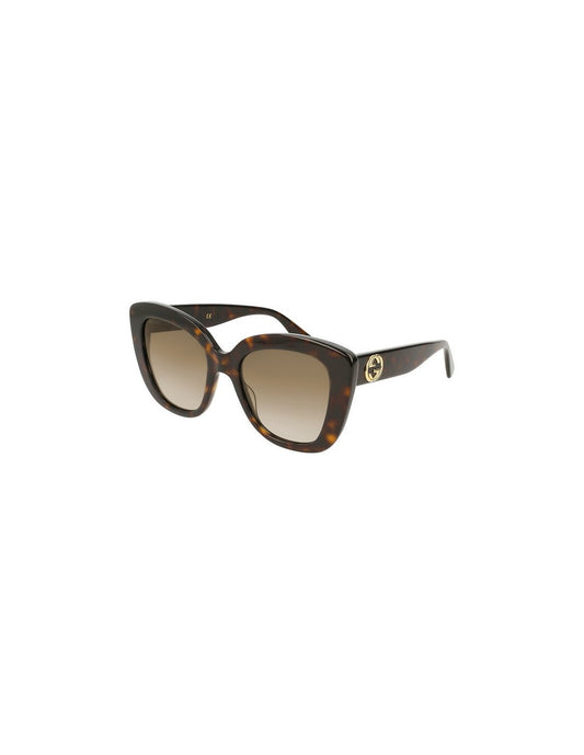 Gucci Gg0327S 002 Square Overseized Carey Cafe degradado