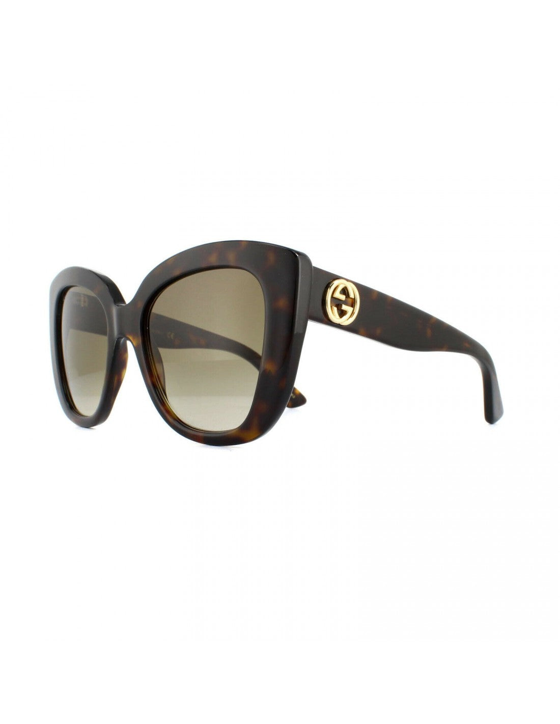 Gucci Gg0327S 002 Square Overseized Carey Cafe degradado