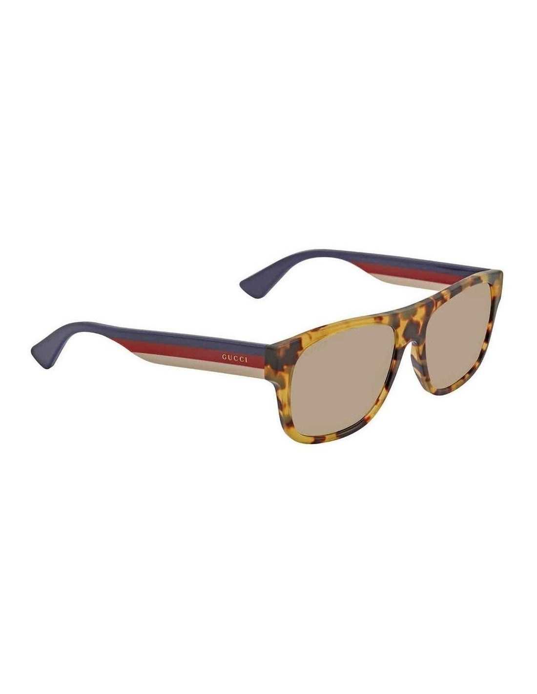 Gucci Gg0341s 006 Square Shape Carey Rojo Ambar Original