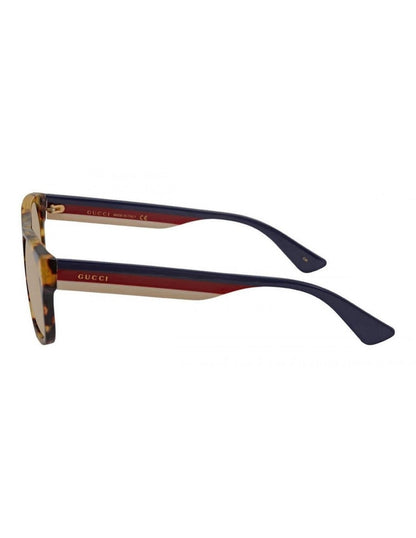 Gucci Gg0341s 006 Square Shape Carey Rojo Ambar Original