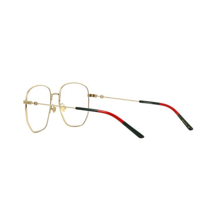 Gucci GG0396O 001 Hexagonal Dorado Azul rojo Original