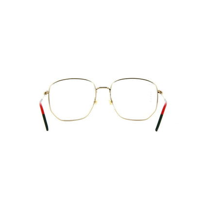 Gucci GG0396O 001 Hexagonal Dorado Azul rojo Original