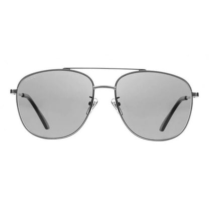 Gucci Gg0410sk 002 Aviator Gris Plateado Original Gota Icon