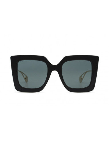 Gucci GG0435S 001 Square Shape Black Grey