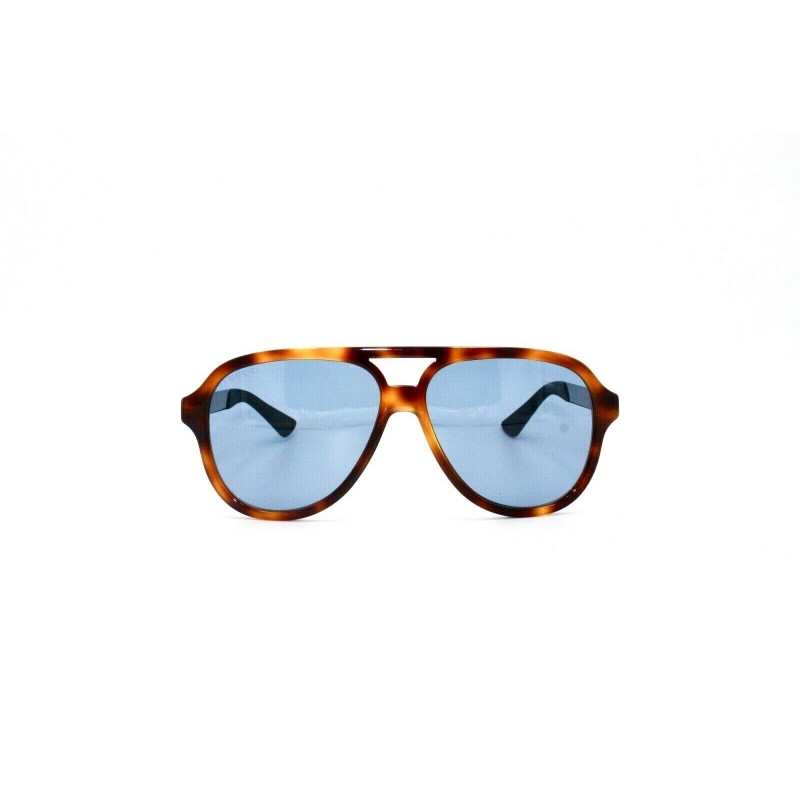 Gucci Gg0688S 004 Aviator Metal Carey Azul Original