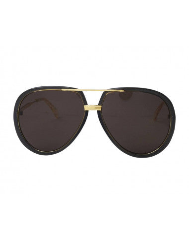 Gucci GG0904S 001 New Aviator Negro Dorado