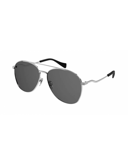 Gucci GG0969S 001 New Aviator Plata Negro