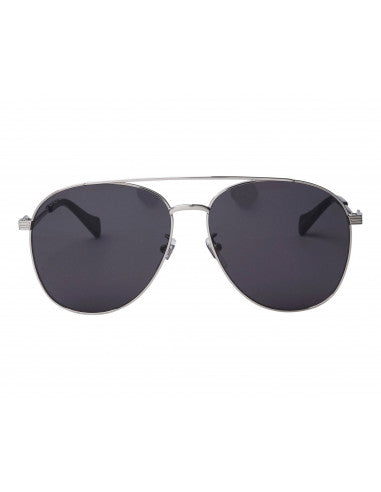 Gucci GG0969S 001 New Aviator Plata Negro