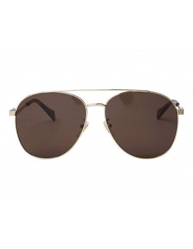 Gucci GG0969S 002 New Aviator Cafe Dorado