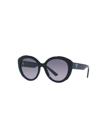 Prada SPR 01Y 08V-08I Square Shape Azul transparente