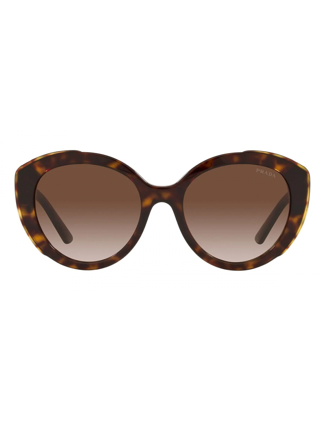 Prada SPR 01Y 2AU-6S1 Square Shape Cafe Degradado Carey