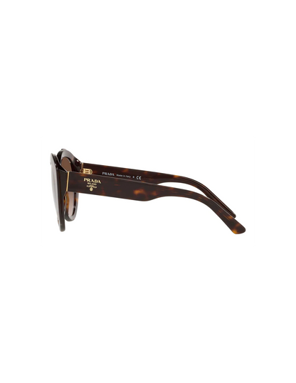 Prada SPR 01Y 2AU-6S1 Square Shape Cafe Degradado Carey