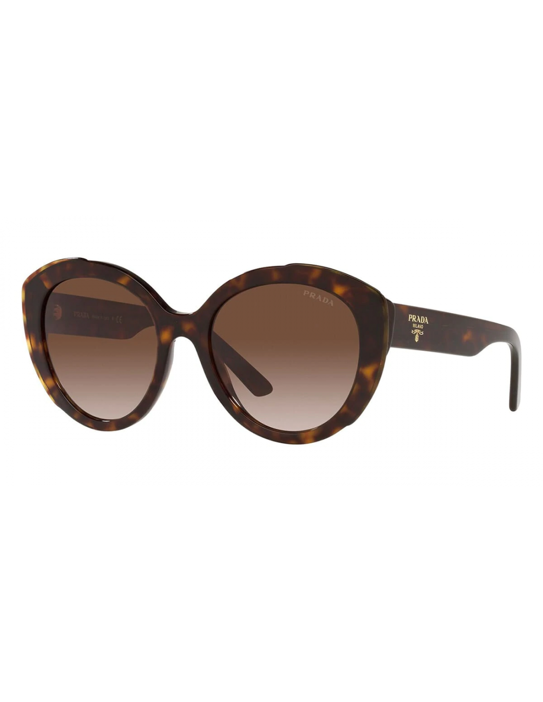 Prada SPR 01Y 2AU-6S1 Square Shape Cafe Degradado Carey