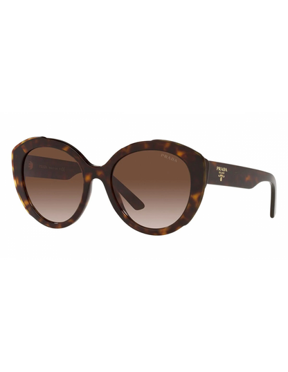 Prada SPR 01Y 2AU-6S1 Square Shape Cafe Degradado Carey